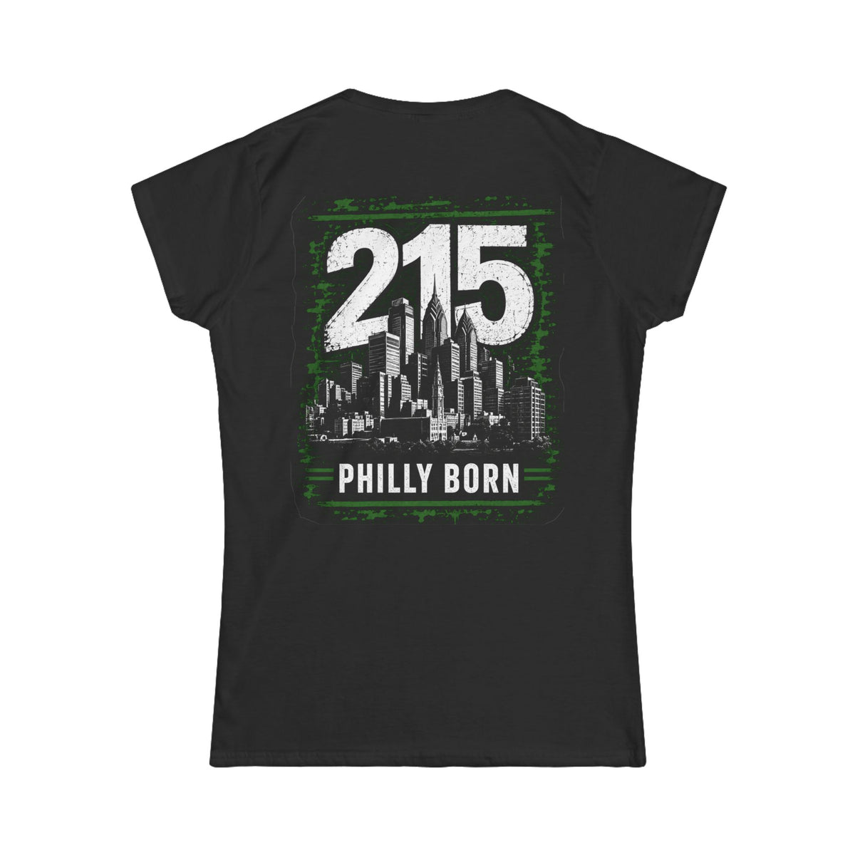 Philly Born 215 Women's Fitted T-Shirt