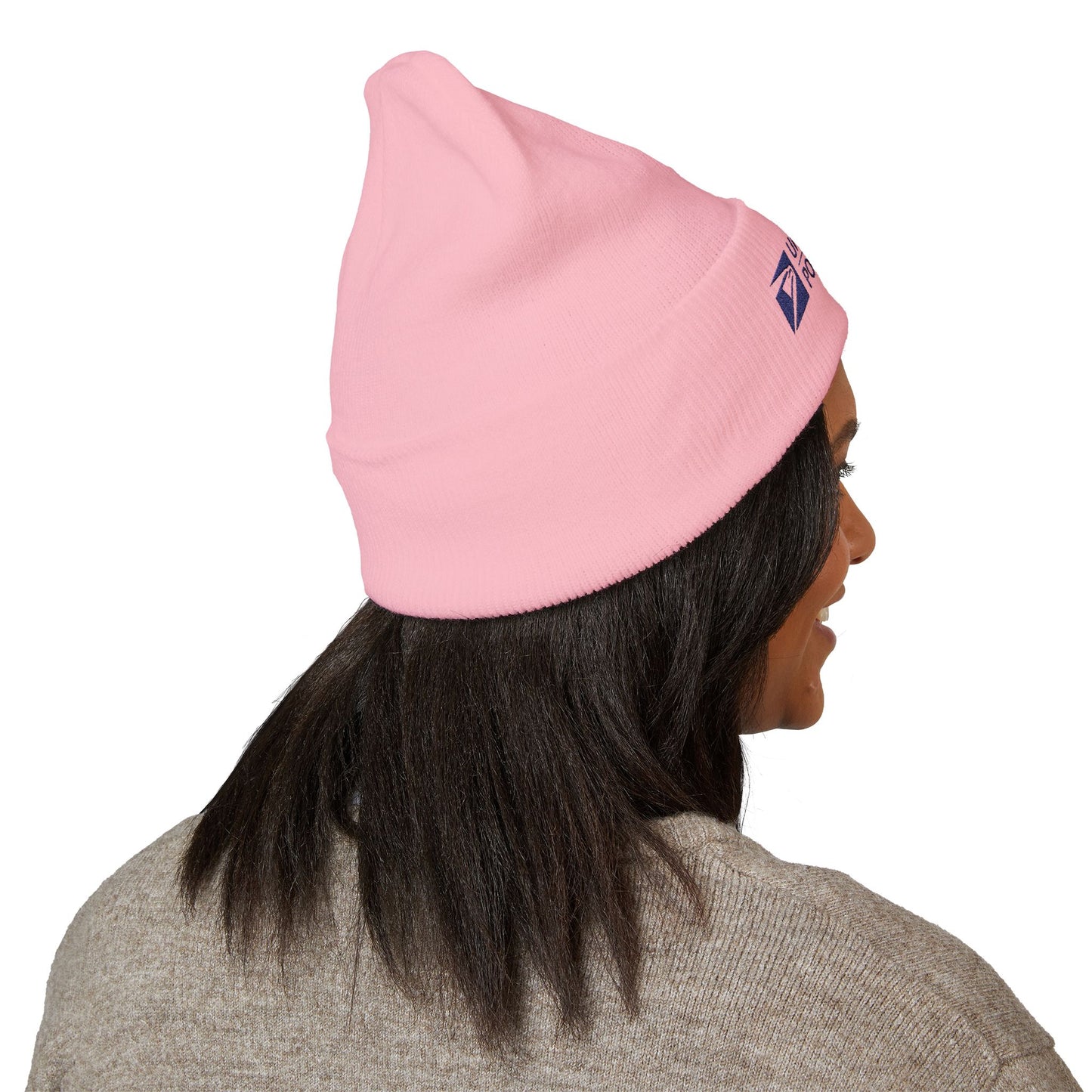 USPS Embroidered Blue Print Cuffed Beanie/Skully