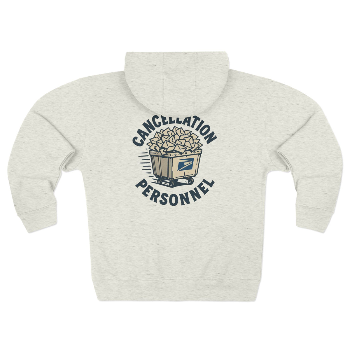 USPS Cancellation Personnel Zip Up Hoodie