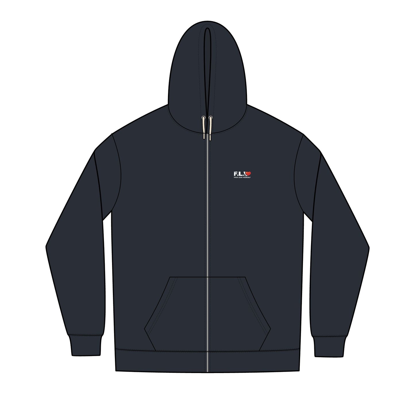 F.L.Y Signature Lightweight Zip Up Hoodie