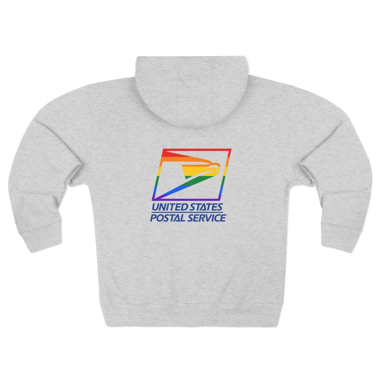 USPS Pride Logo  Zip Up Hoodie