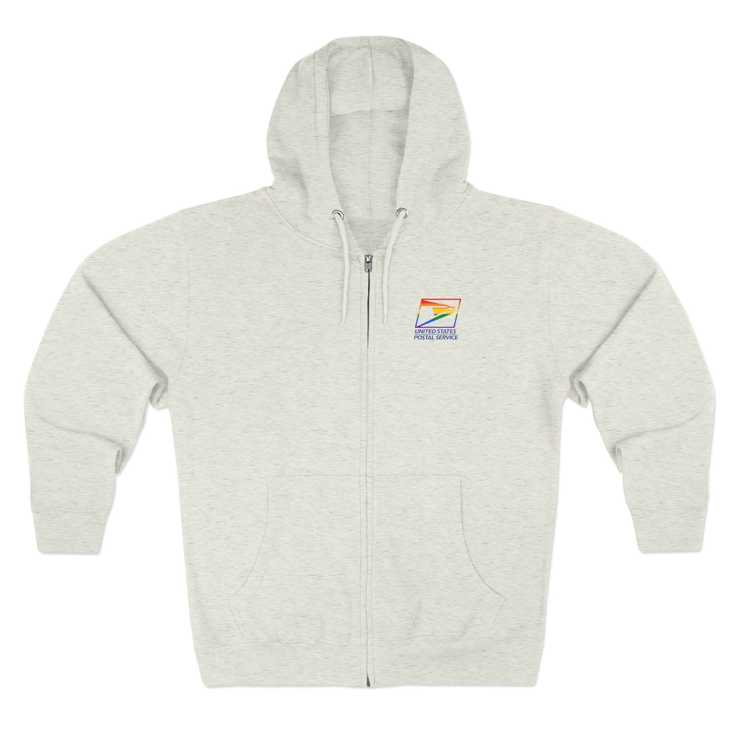 USPS Pride Logo  Zip Up Hoodie