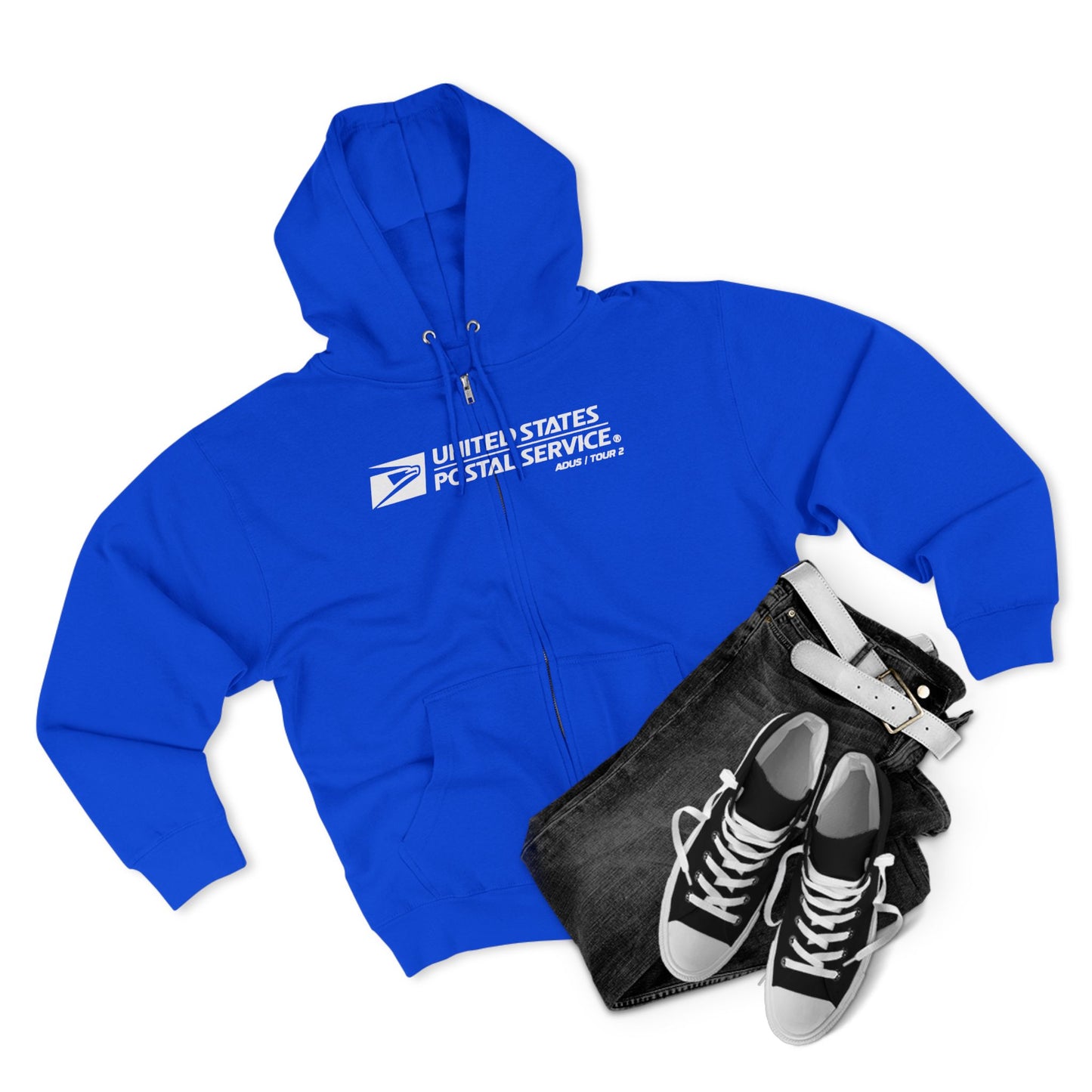 Adus Crew Zip Up Hoodie