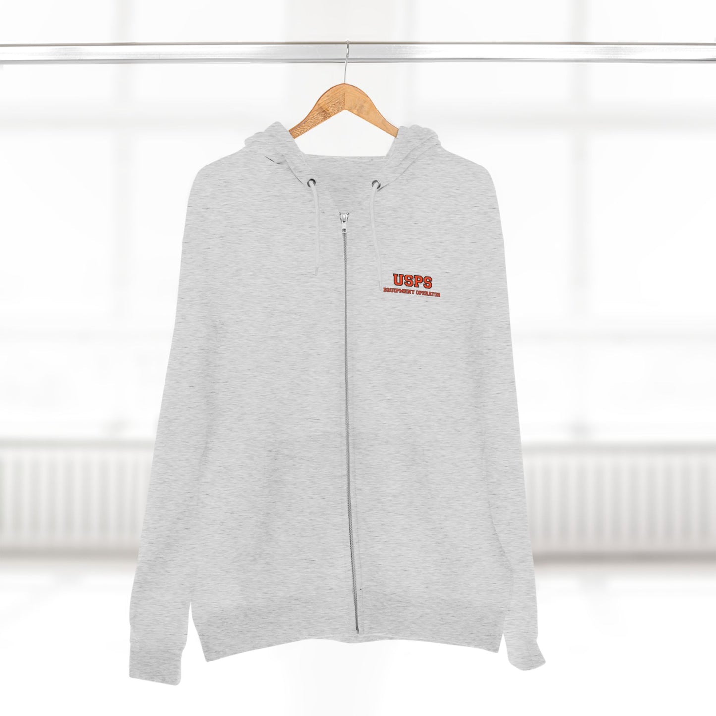 Zip Up Bidded Driver  Hoodie