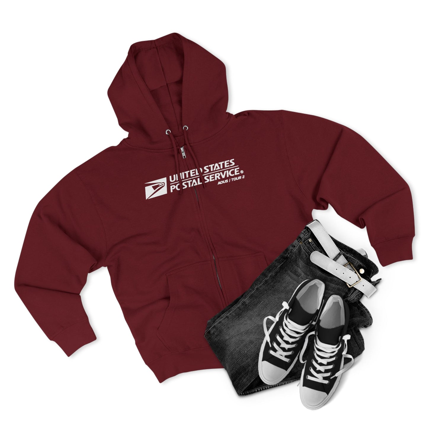 Adus Crew Zip Up Hoodie