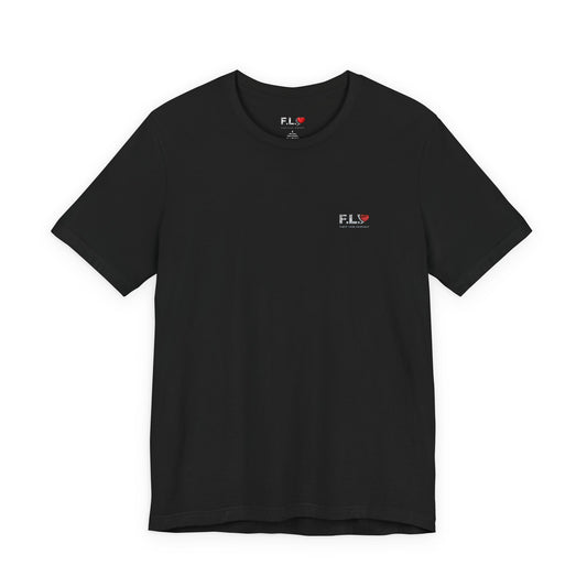 FLY Embroidered Essential T-Shirt | First Love Yourself