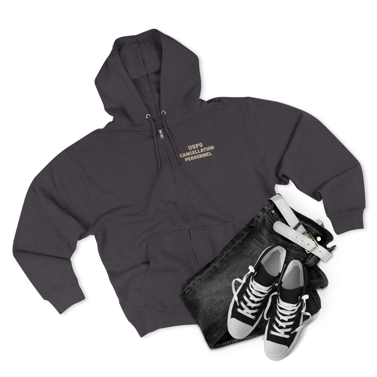 USPS Cancellation Personnel Zip Up Hoodie