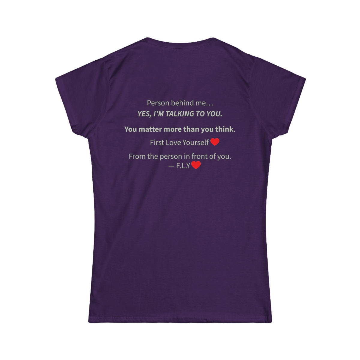 F.L.Y Statement Women's Fitted T-shirt