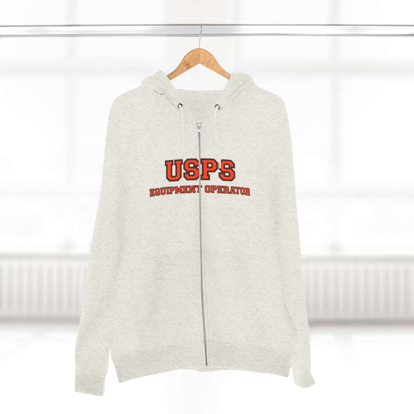 Zip Up Bidded Driver  Hoodie