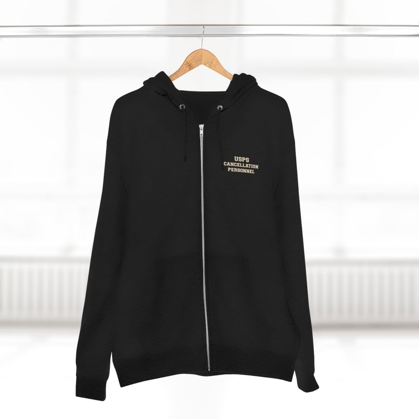 USPS Cancellation Personnel Zip Up Hoodie