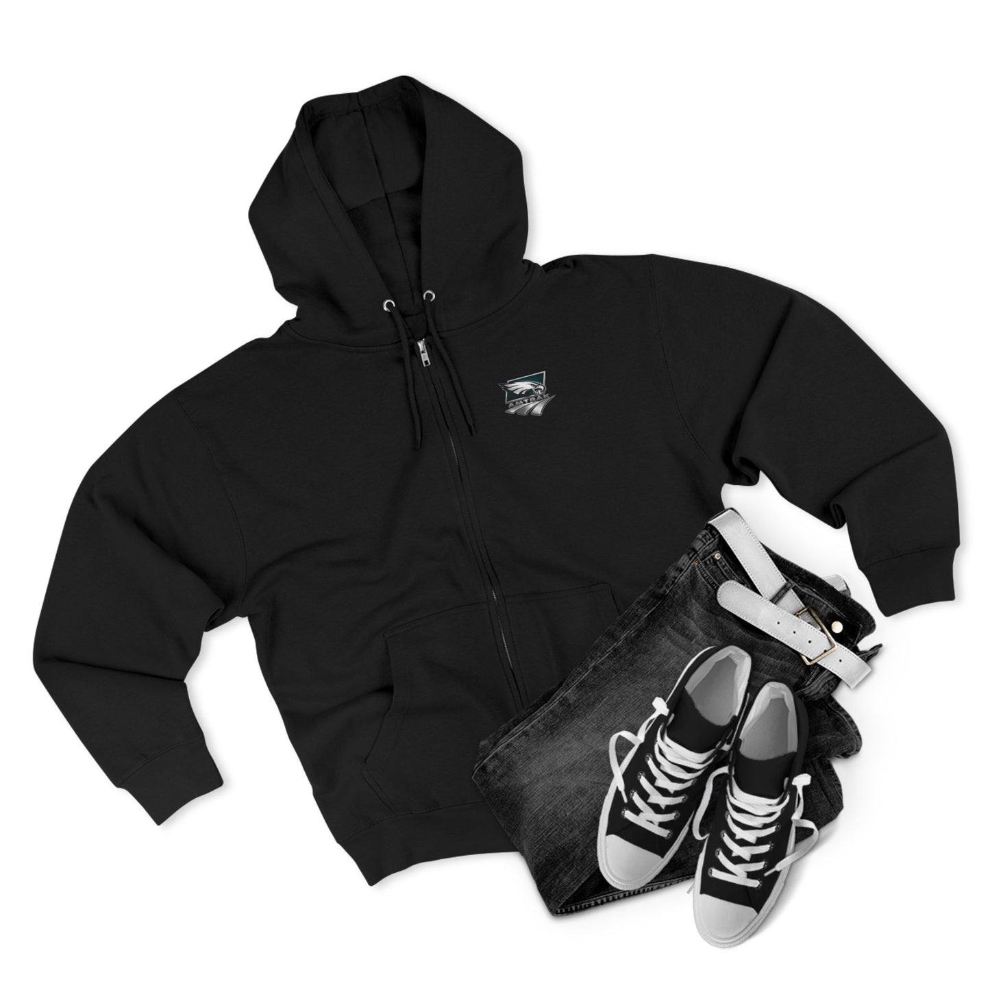 "Custom for Tina" Eagles Amtrak  Zip Up Hoodie