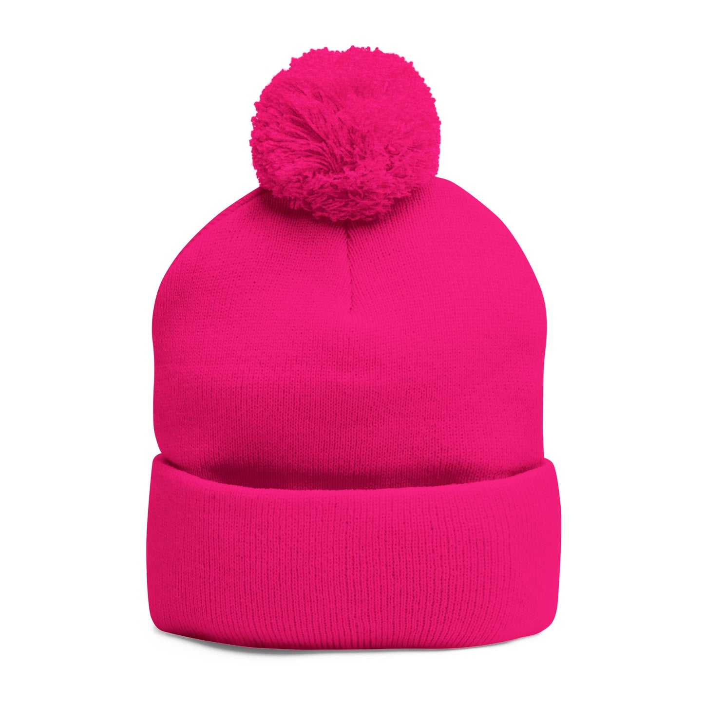 USPS Embroidered White Print Pom-Pom Beanie/Skully