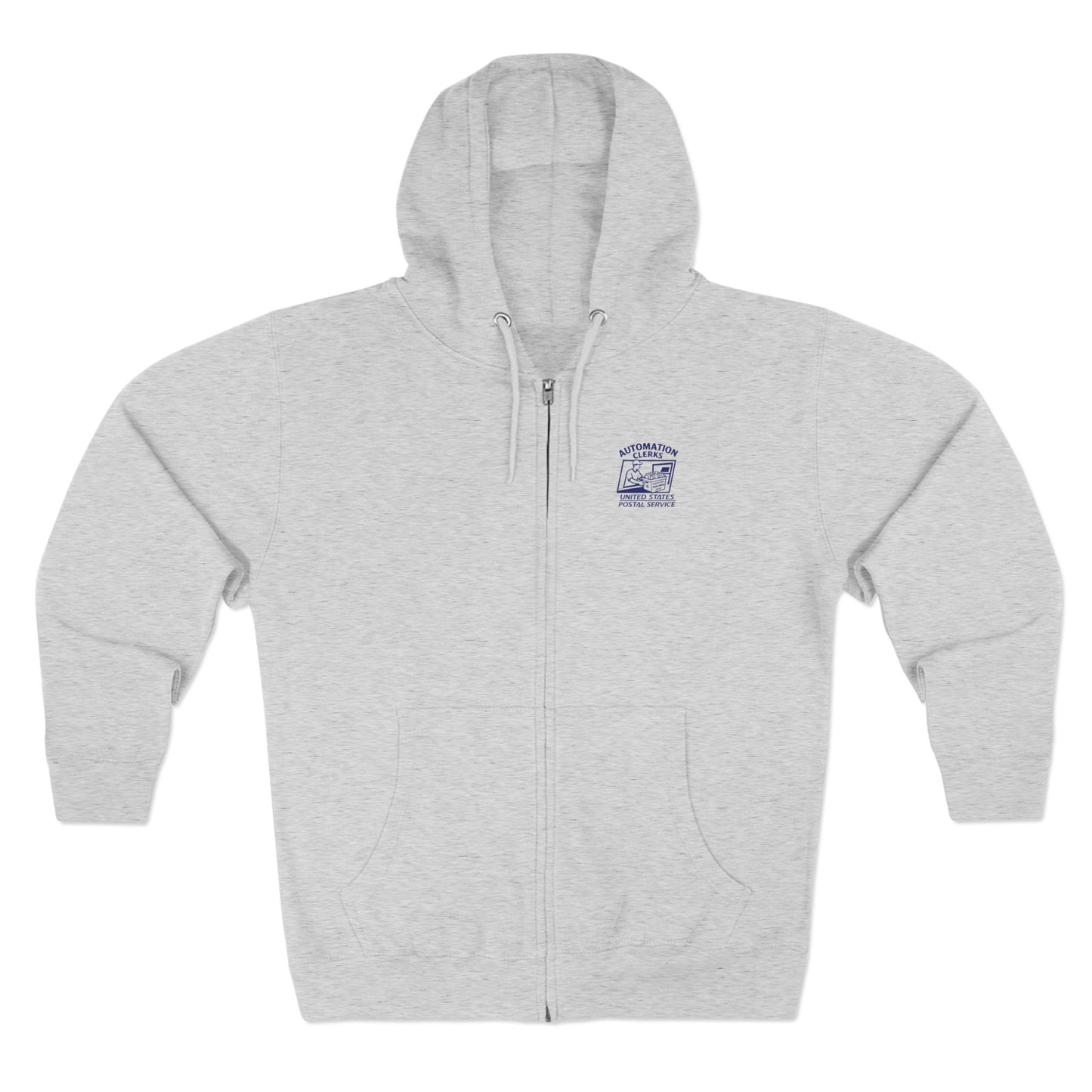 USPS Automation Clerks Zip Up Hoodie
