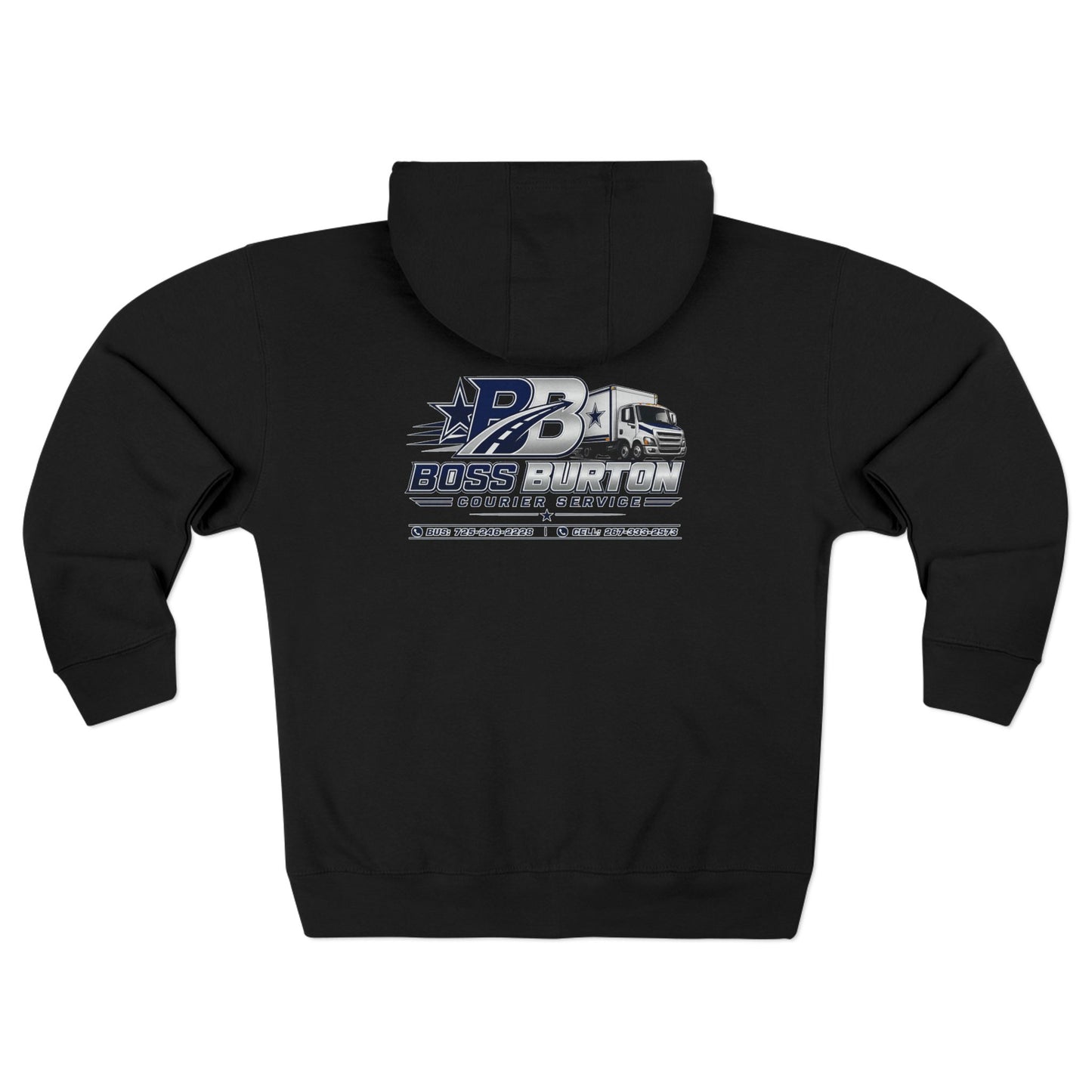 Boss Burton Logo Zip Up Hoodie