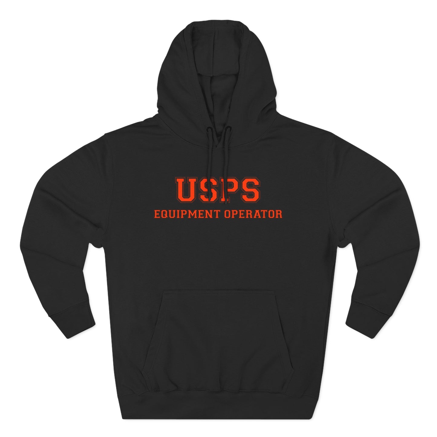 USPS Equipment Operator Hoodie — Bidded Driver Fleece Pullover