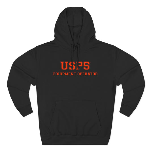 USPS Equipment Operator Hoodie — Bidded Driver Fleece Pullover