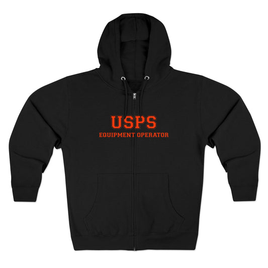 Zip Up Bidded Driver  Hoodie