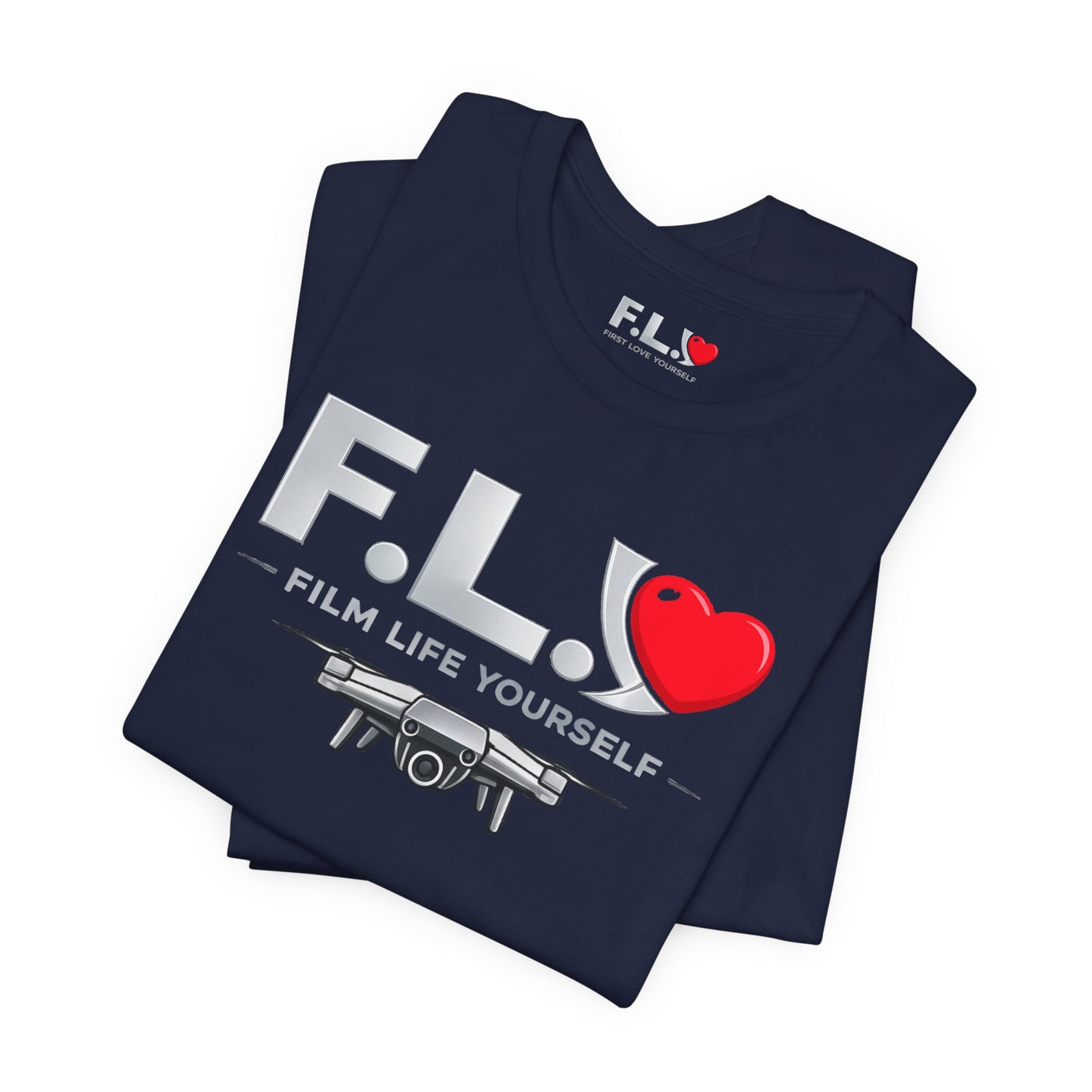 F.L.Y. Film Life Yourself Drone Statement T-Shirt