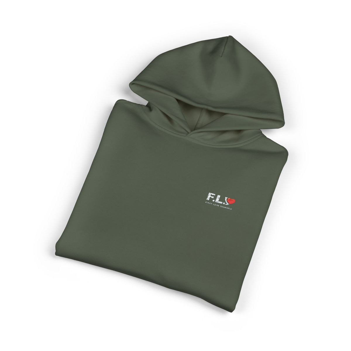 F.L.Y Essential Premium (Embroidered) Heavyweight Pullover Hoodie – Relaxed Fit, *Size Down for Best Fit*