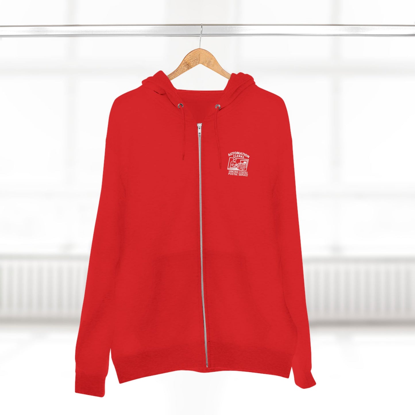 USPS Automation Clerks Zip Up Hoodie