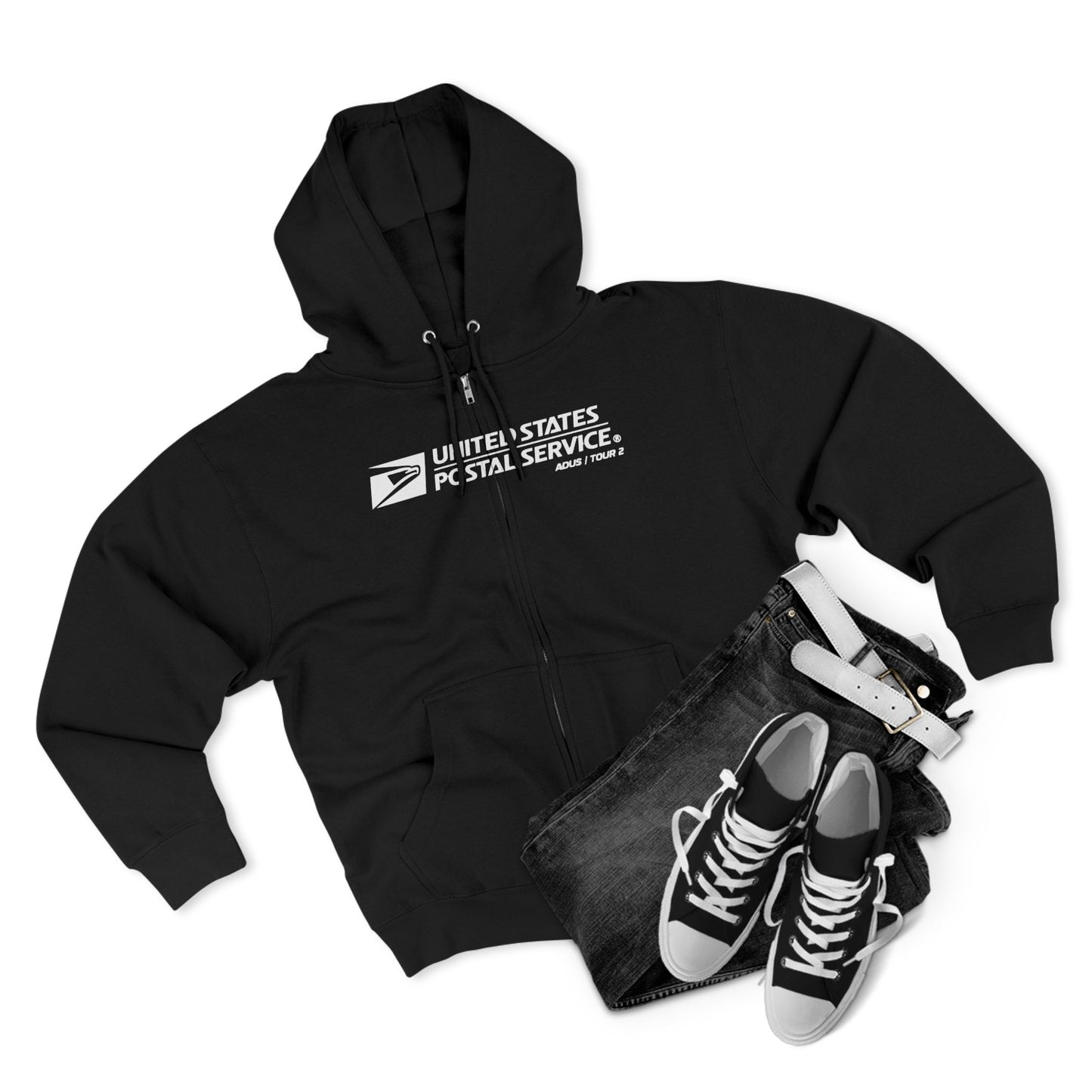 Adus Crew Zip Up Hoodie