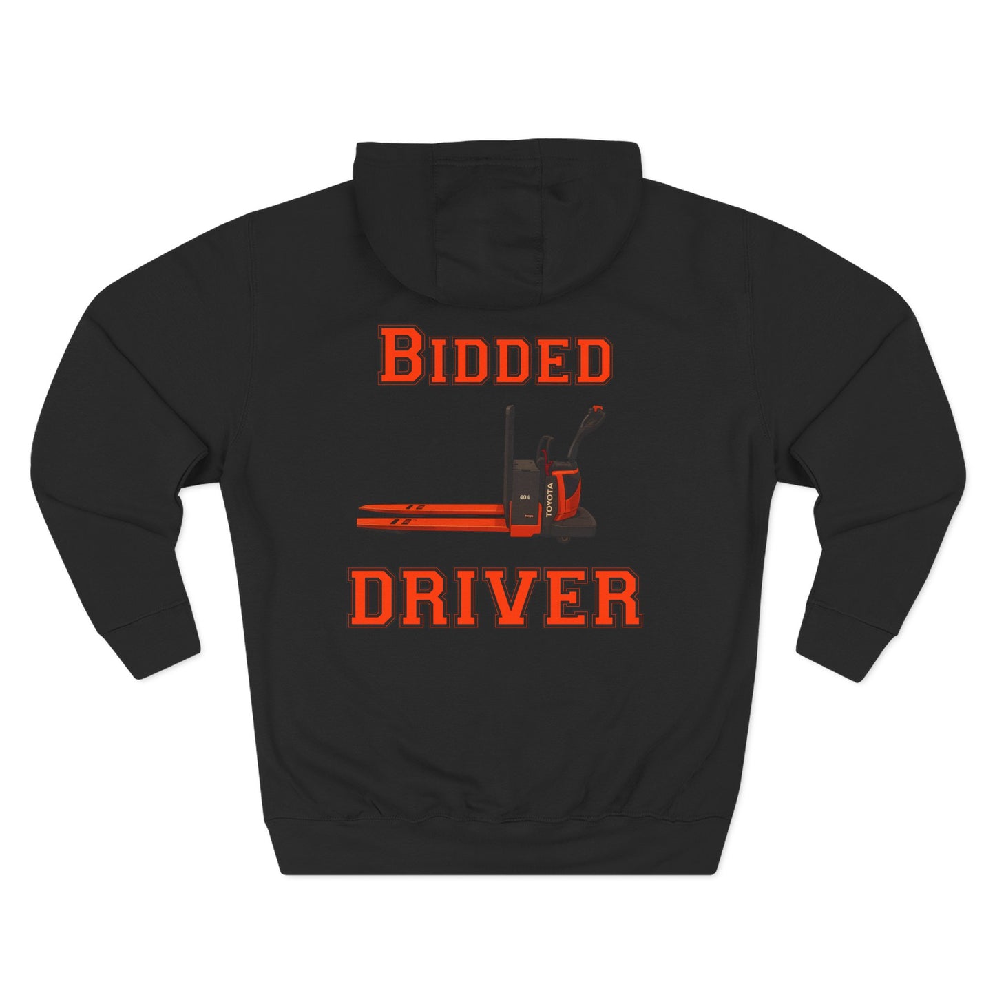USPS Equipment Operator Hoodie — Bidded Driver Fleece Pullover