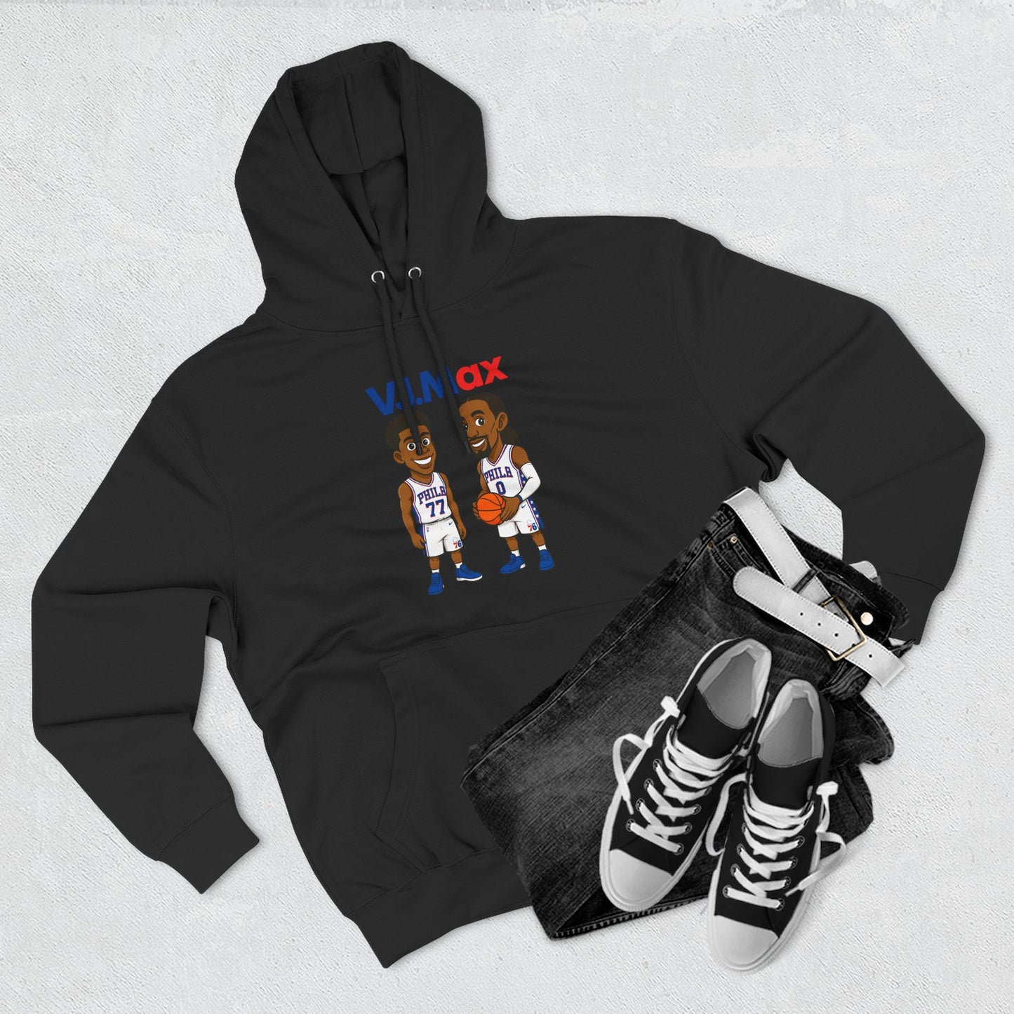 VJ Max Cartoon Basketball Hoodie