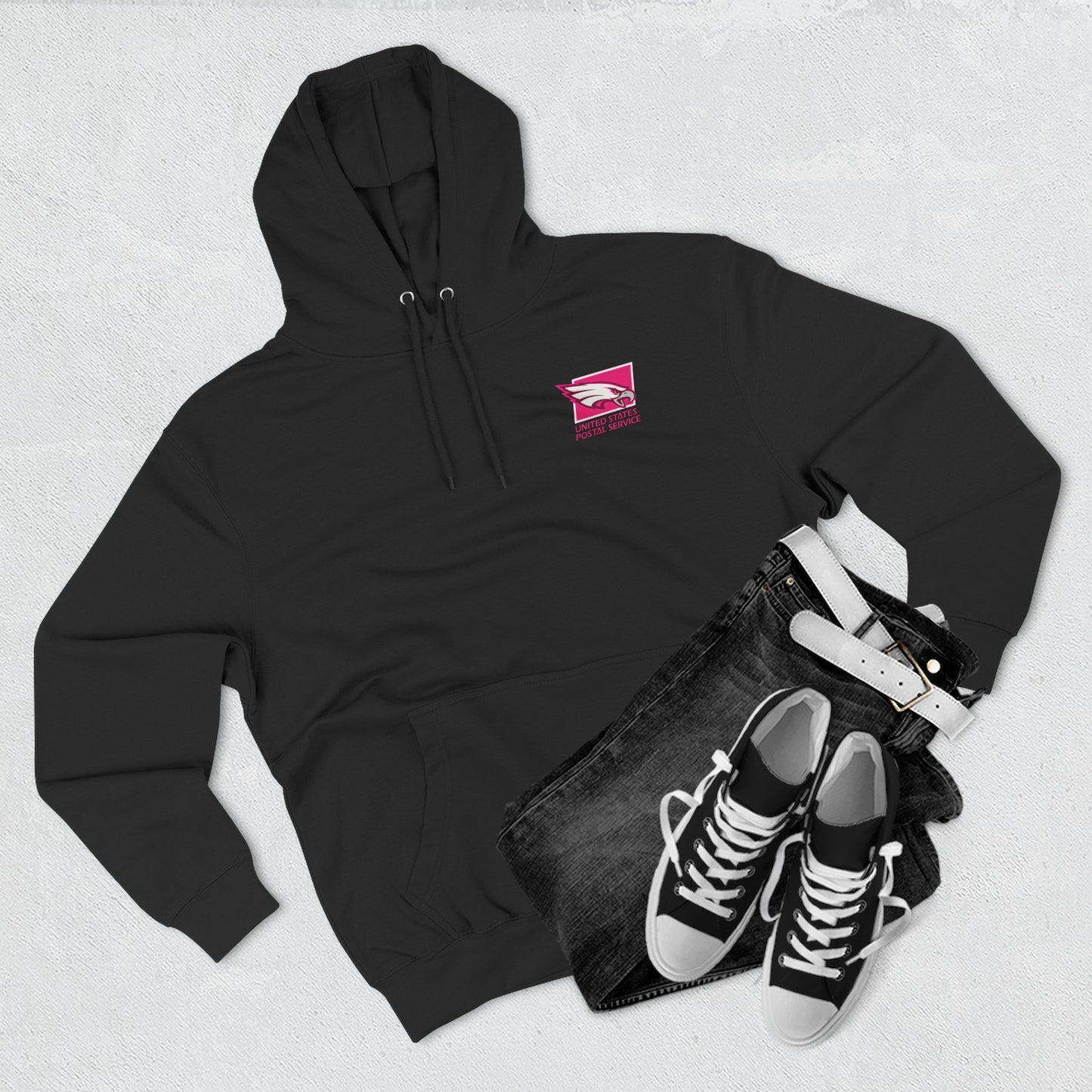 USPS Pink Eagles Pullover Hoodie