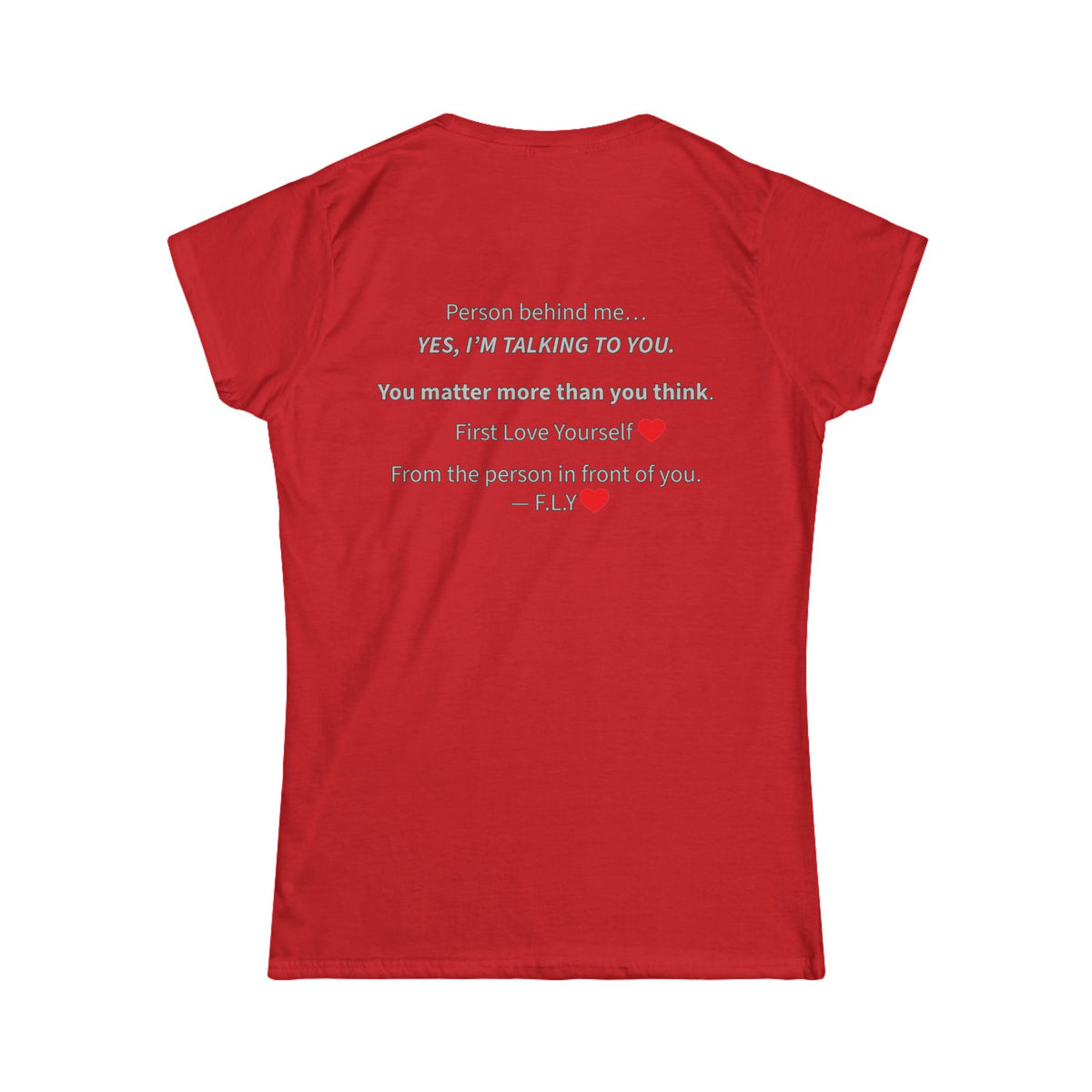 F.L.Y Statement Women's Fitted T-shirt