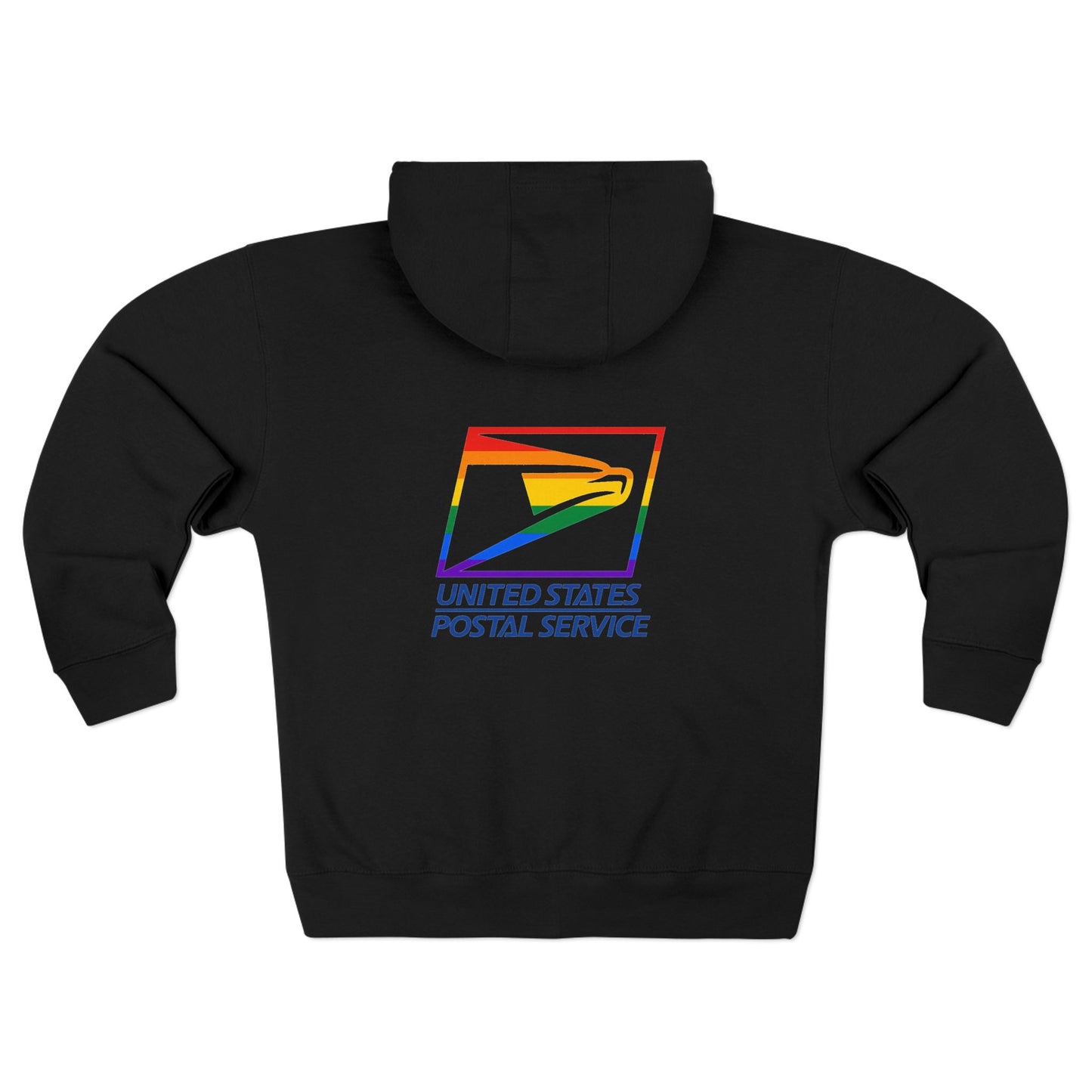 USPS Pride Logo  Zip Up Hoodie