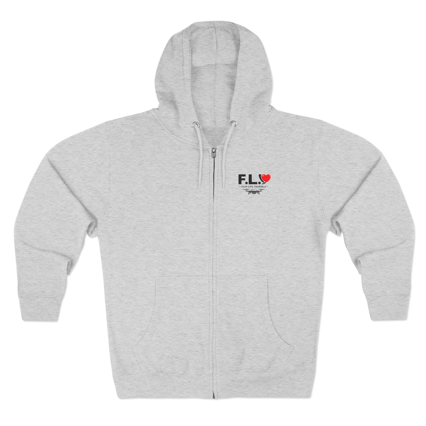 F.L.Y Film Life Yourself Drone Statement Zip Up Hoodie