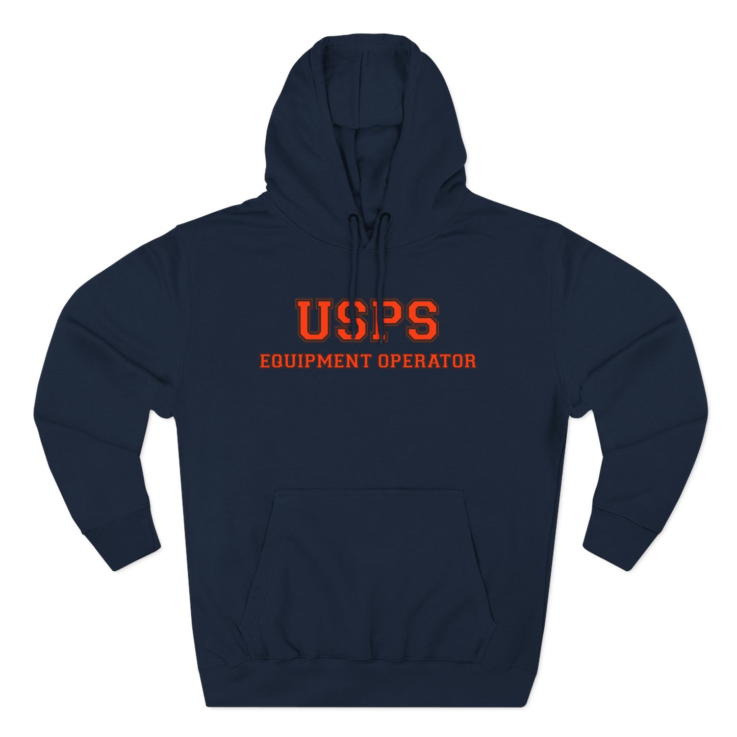 USPS Equipment Operator Hoodie — Bidded Driver Fleece Pullover