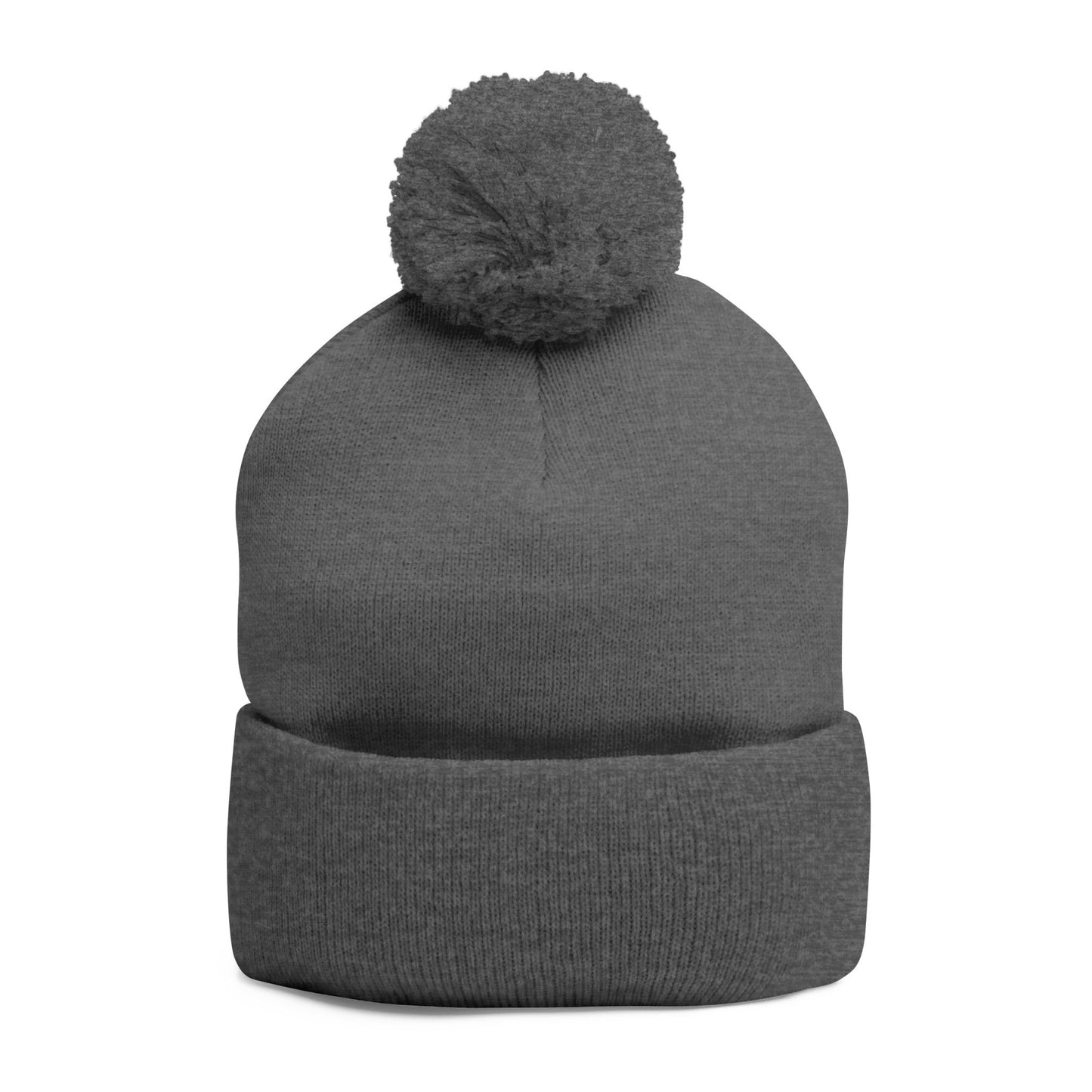 USPS Embroidered White Print Pom-Pom Beanie/Skully