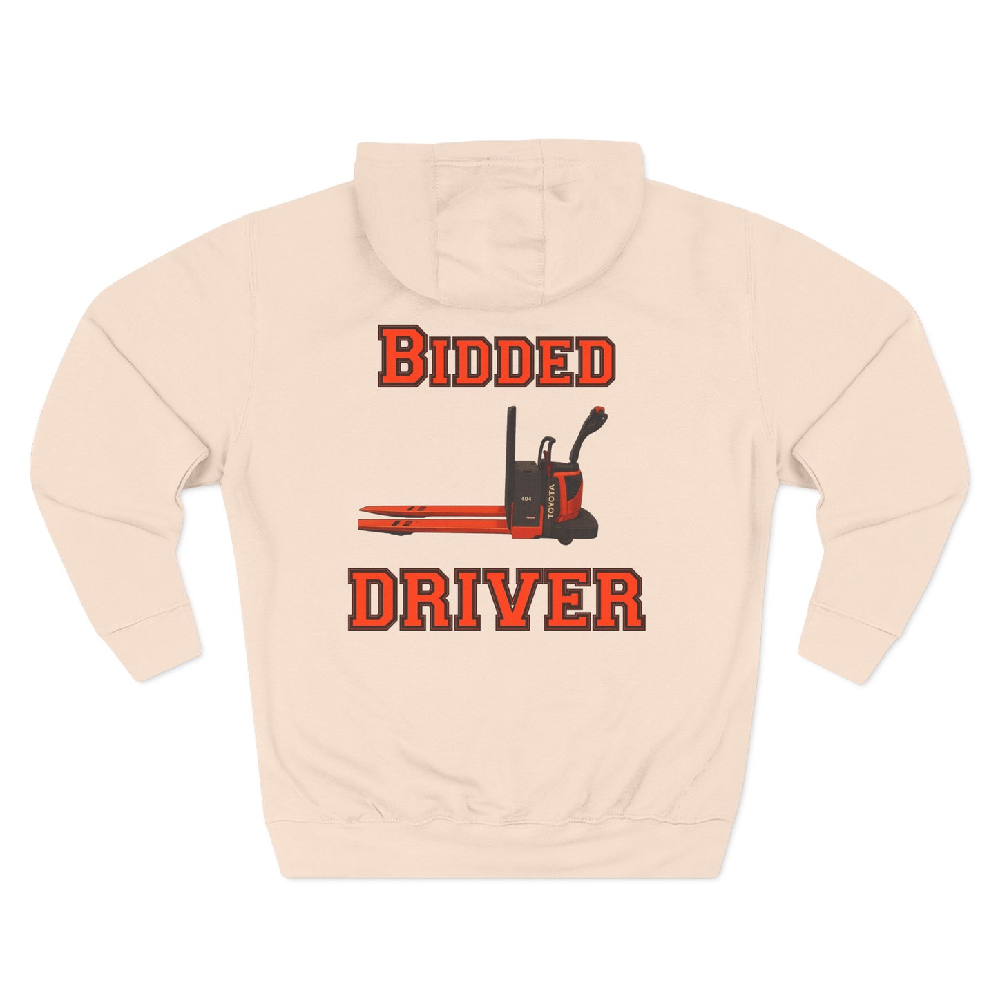 USPS Equipment Operator Hoodie — Bidded Driver Fleece Pullover