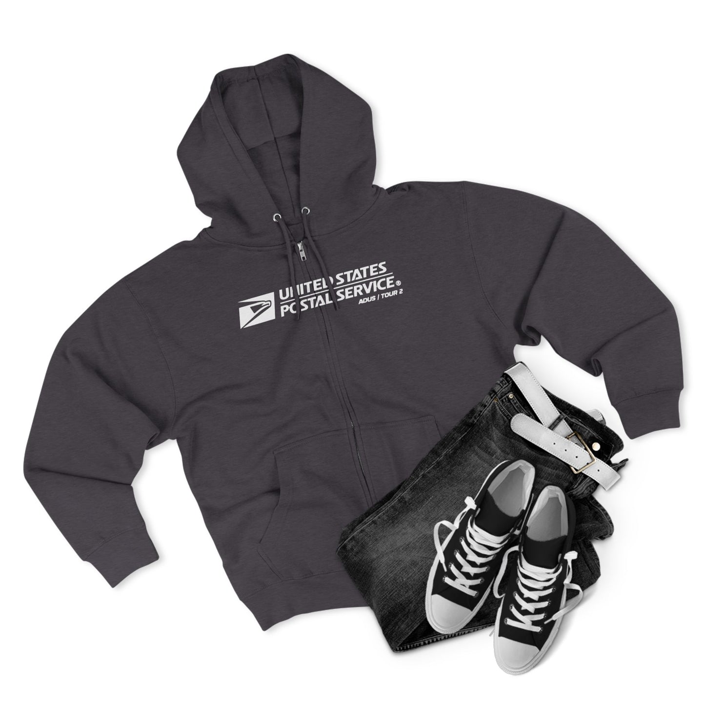 Adus Crew Zip Up Hoodie
