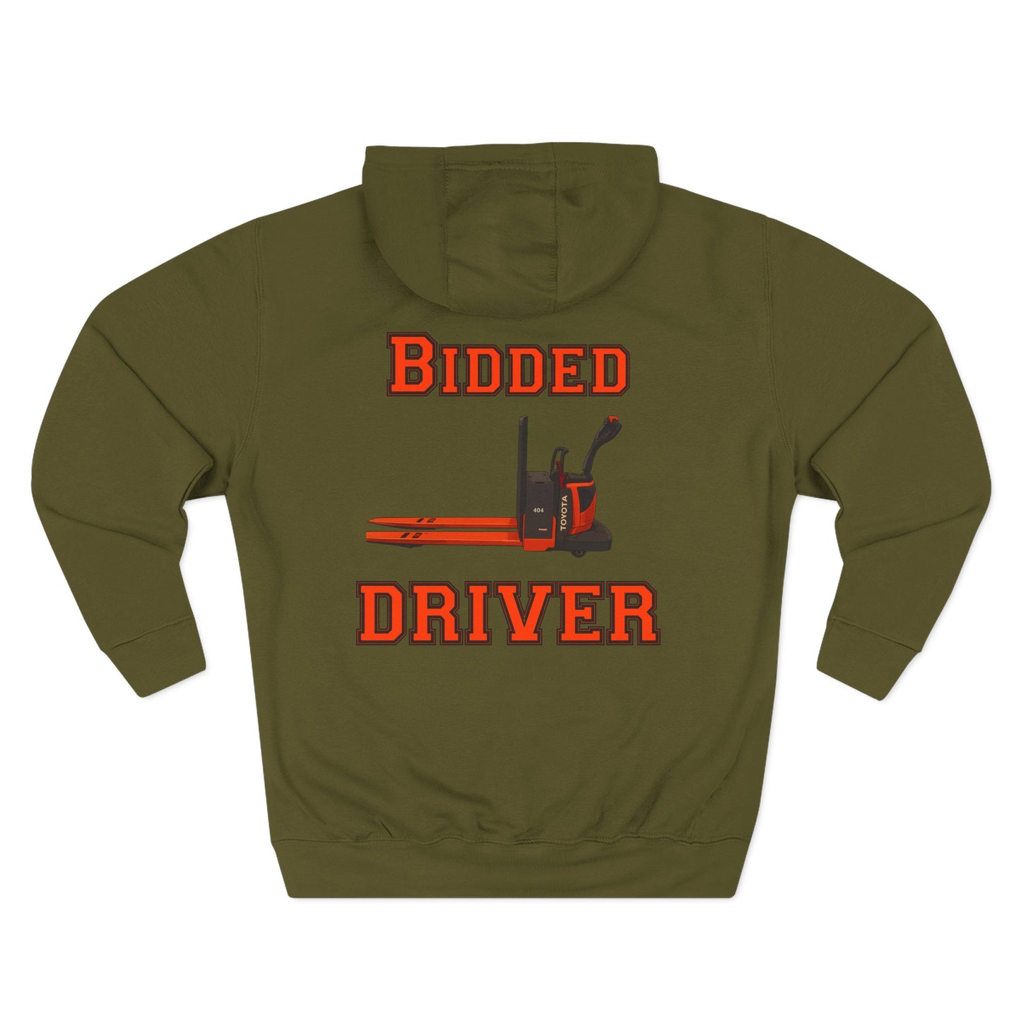 USPS Equipment Operator Hoodie — Bidded Driver Fleece Pullover