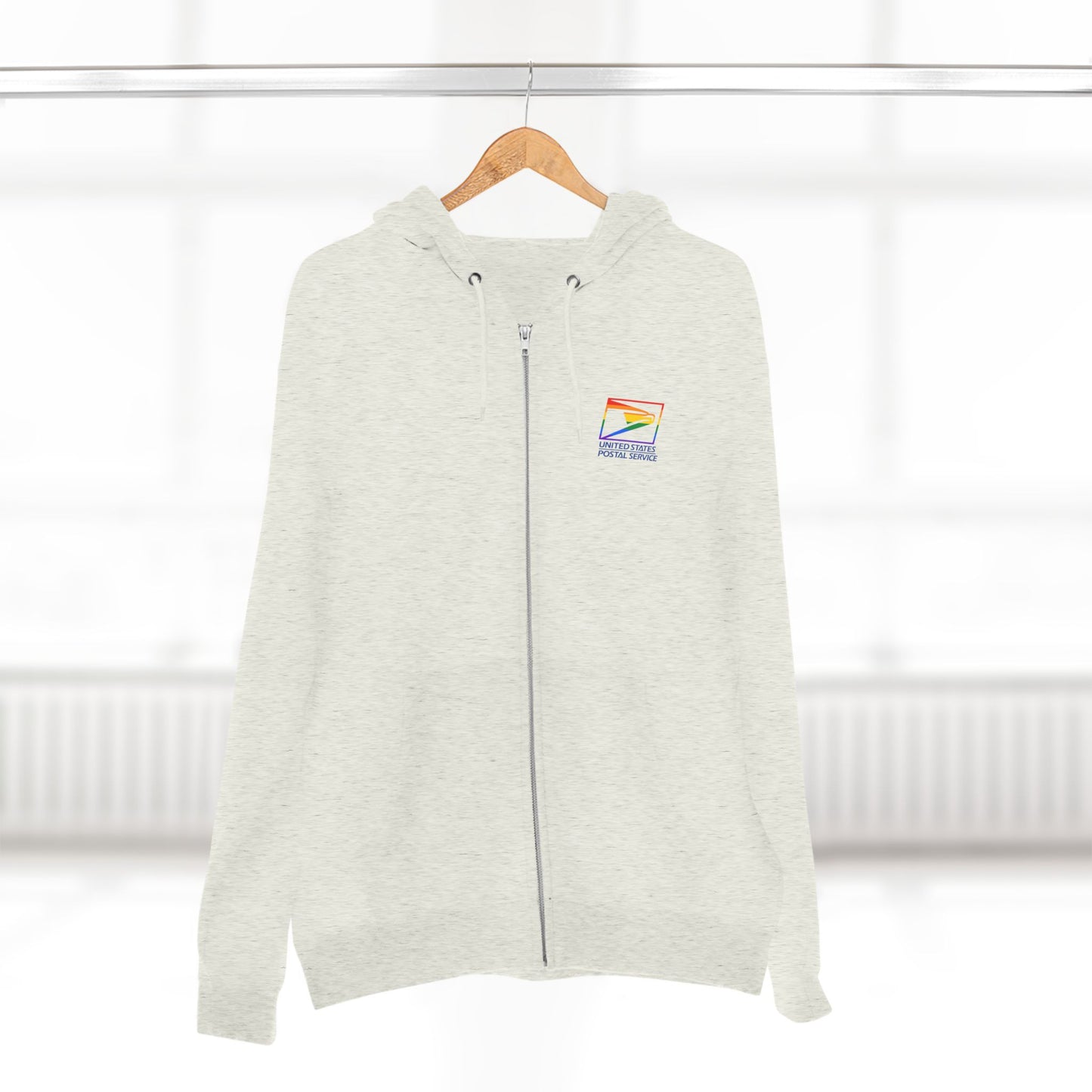 USPS Pride Logo  Zip Up Hoodie