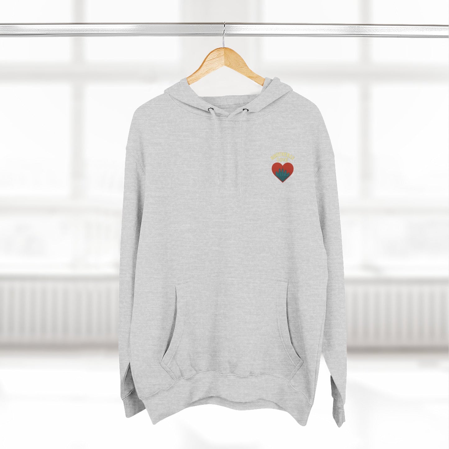 Brotherly Love Heart Skyline