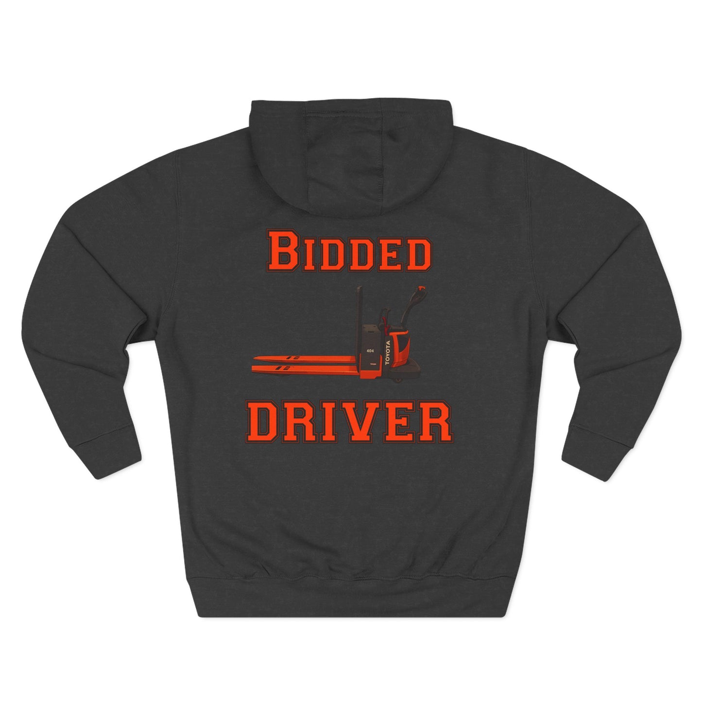 USPS Equipment Operator Hoodie — Bidded Driver Fleece Pullover