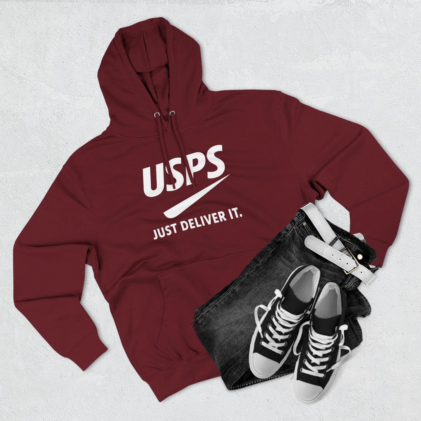 USPS 'Just Deliver It' Pullover Hoodie