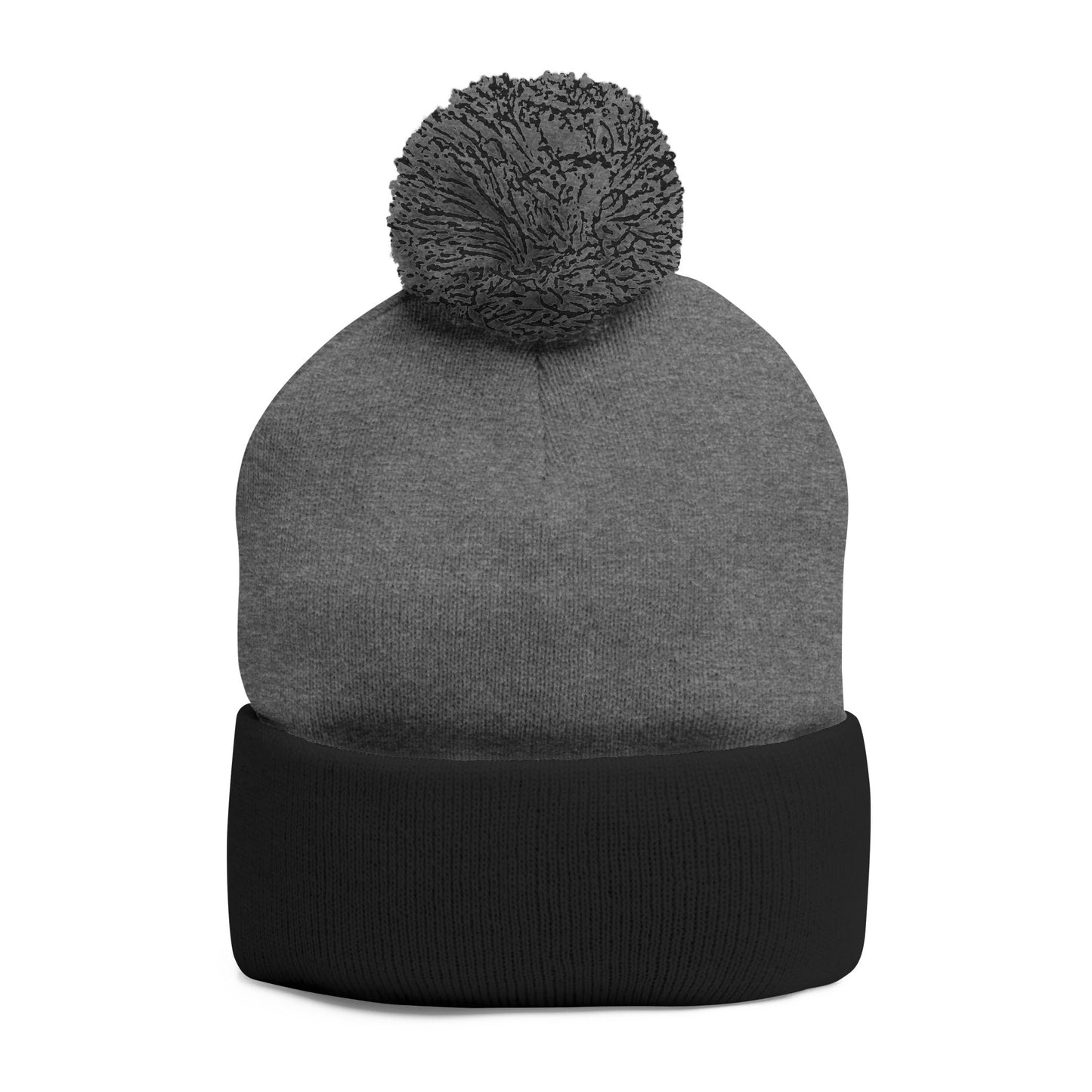 USPS Embroidered White Print Pom-Pom Beanie/Skully