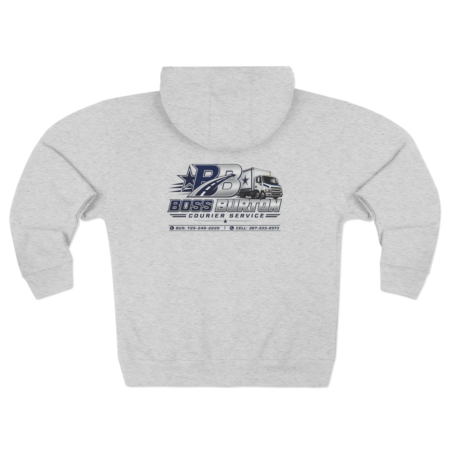 Boss Burton Logo Zip Up Hoodie