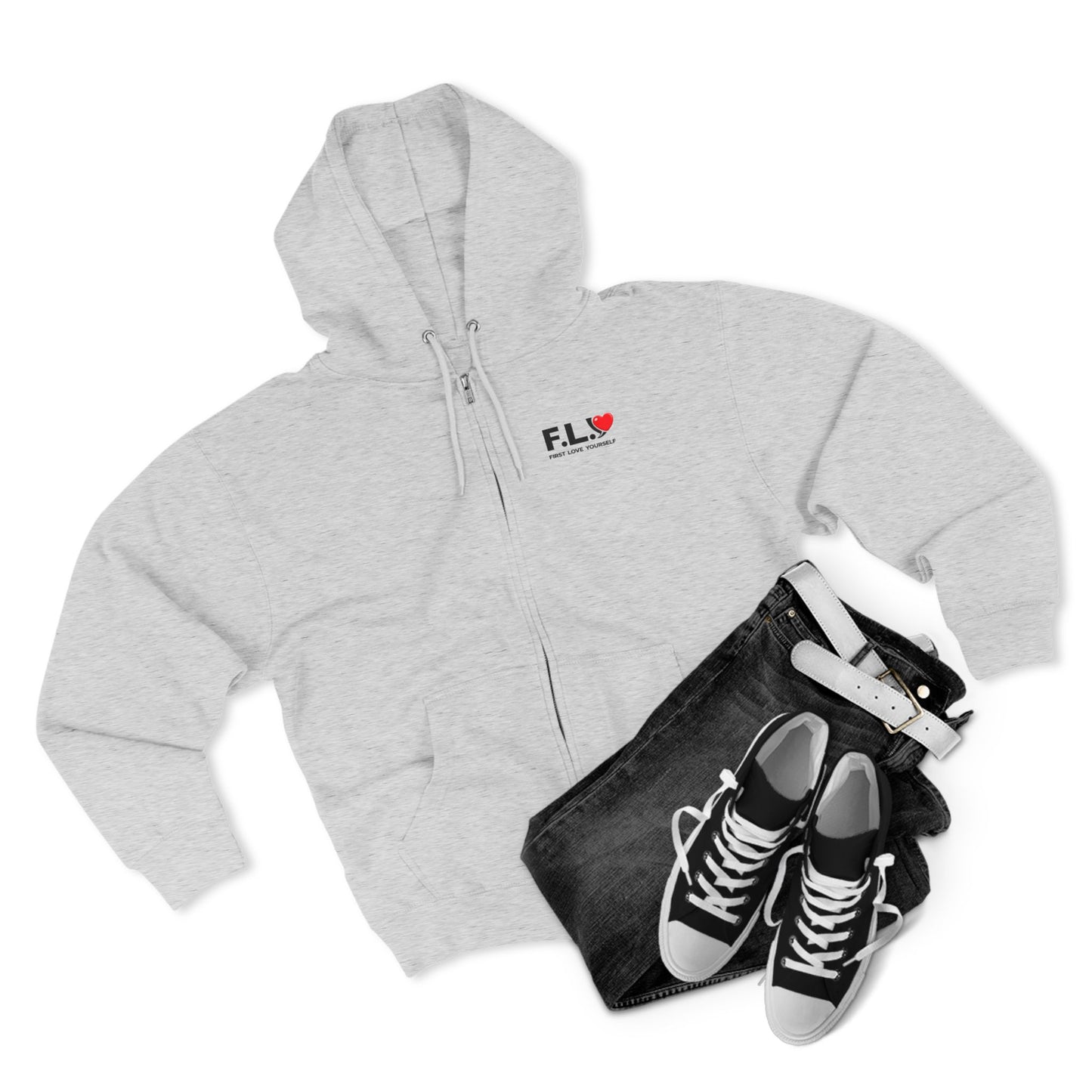 F.L.Y. Statement Zip Up Hoodie