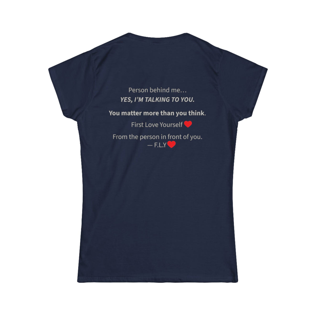 F.L.Y Statement Women's Fitted T-shirt