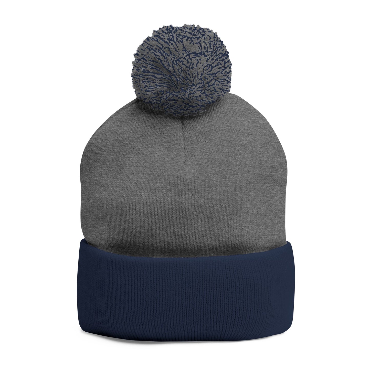 USPS Embroidered White Print Pom-Pom Beanie/Skully