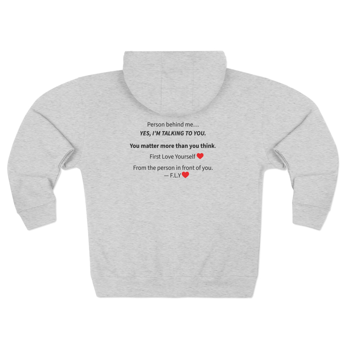 F.L.Y. Statement Zip Up Hoodie