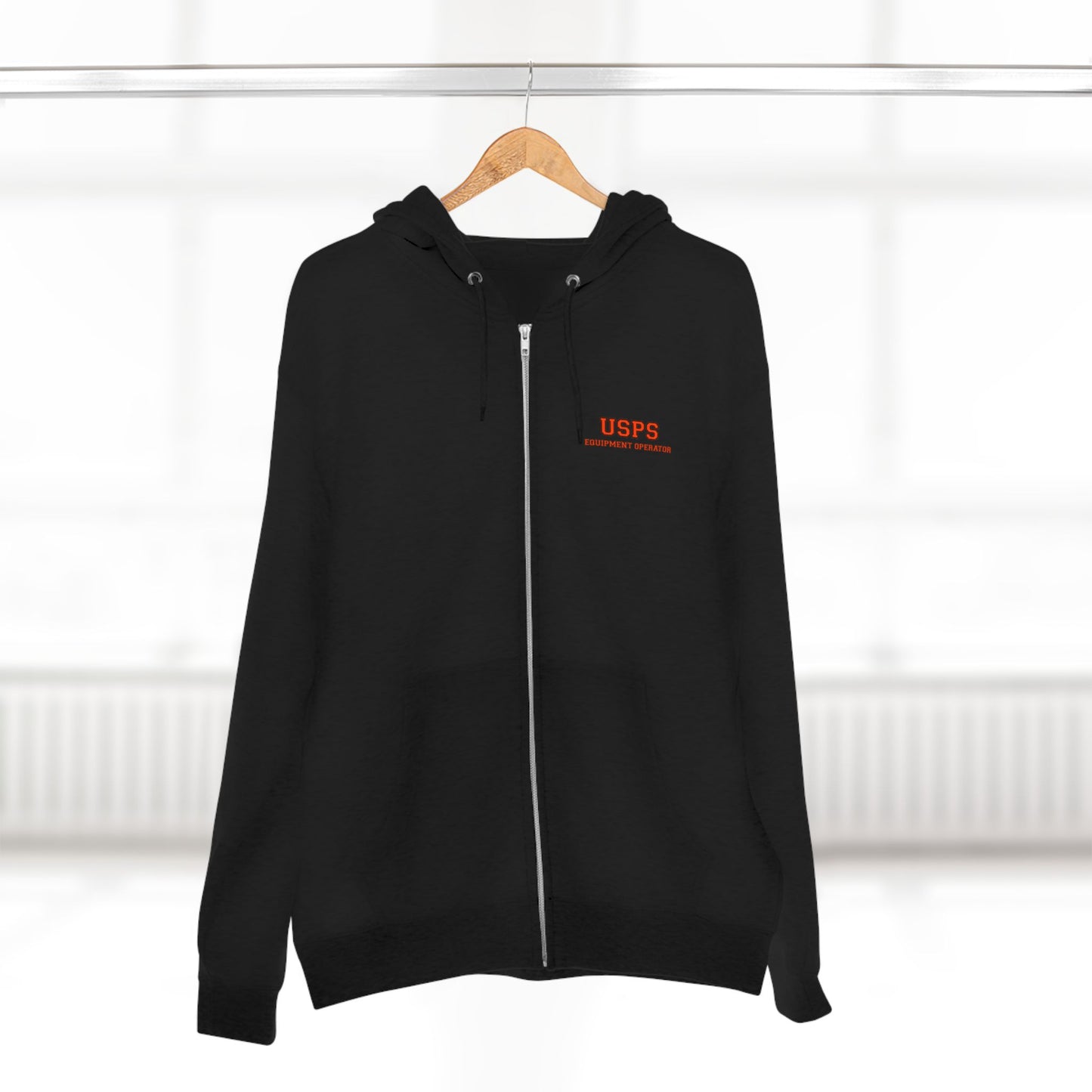 Zip Up Bidded Driver  Hoodie