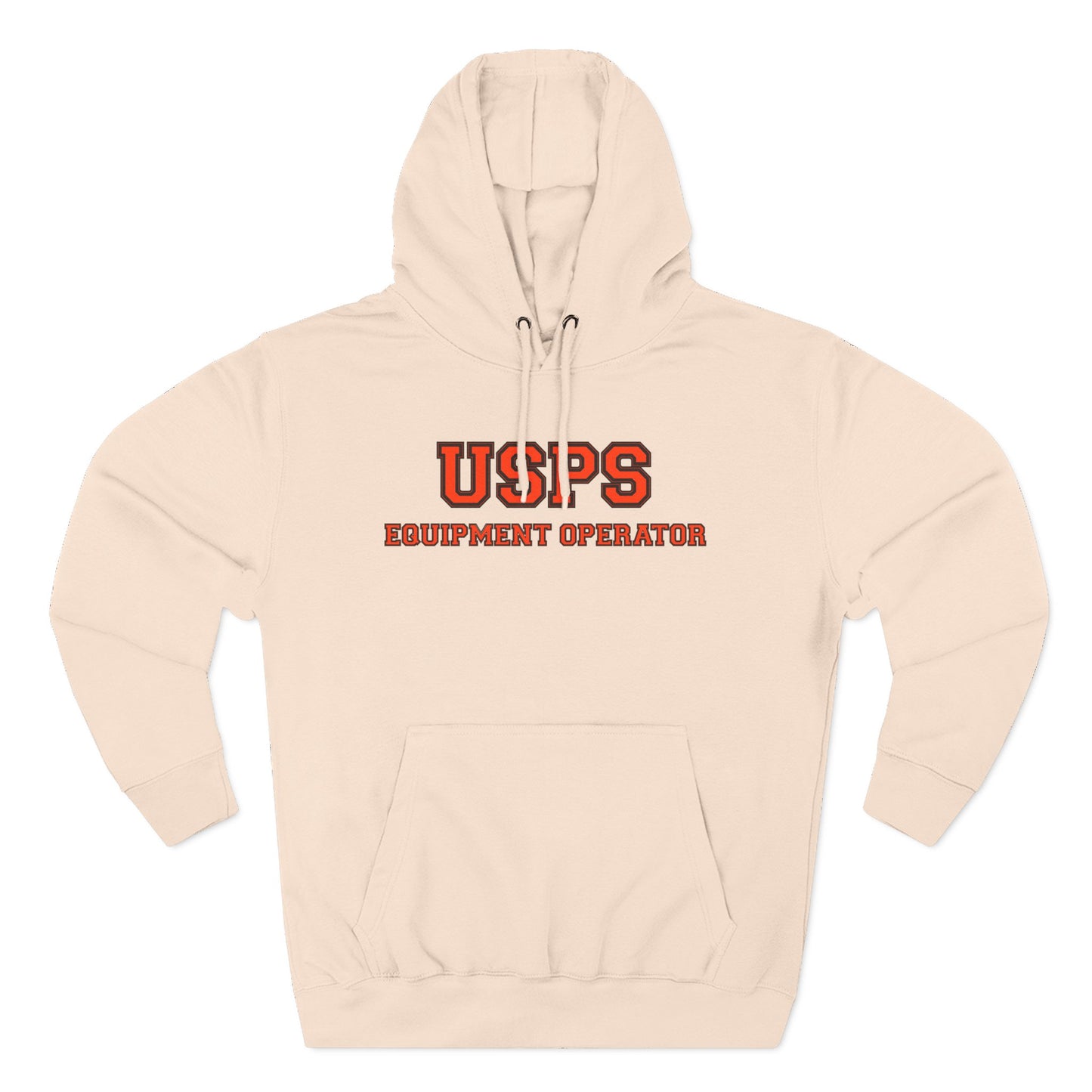 USPS Equipment Operator Hoodie — Bidded Driver Fleece Pullover