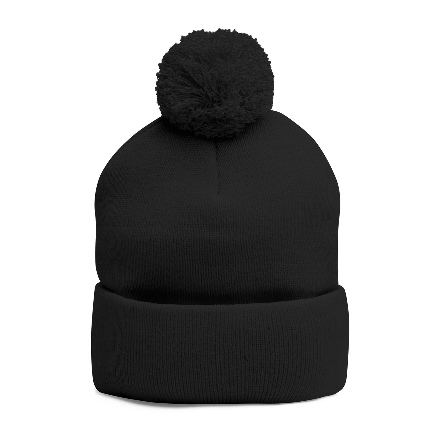 USPS Embroidered White Print Pom-Pom Beanie/Skully