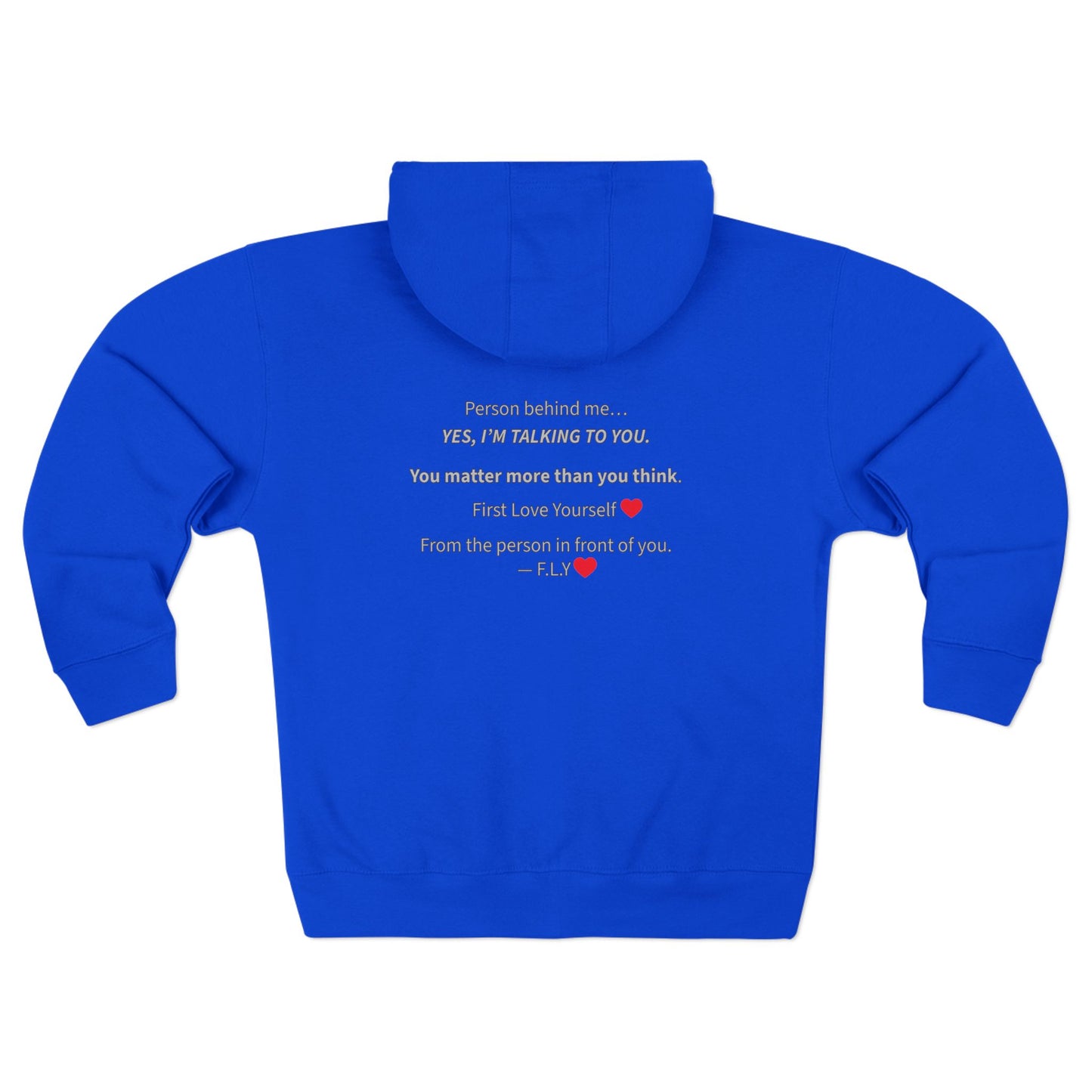 F.L.Y. Statement Zip Up Hoodie
